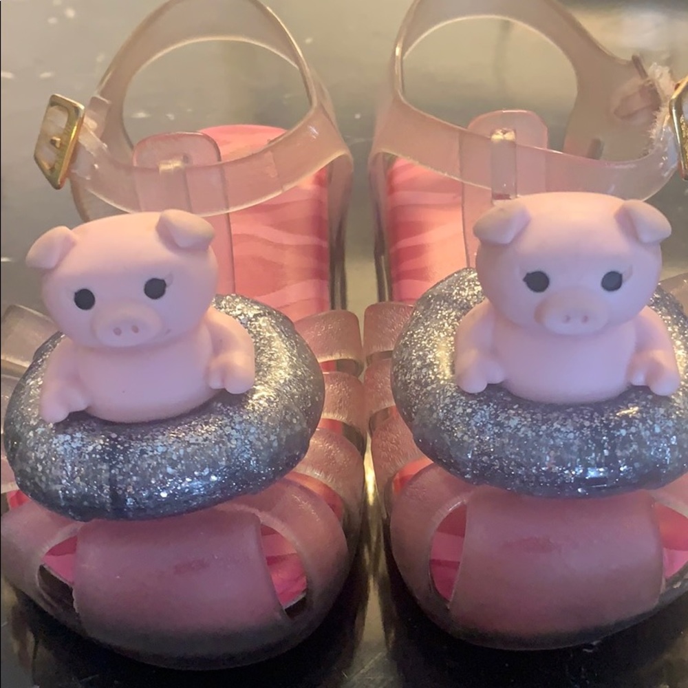 Mini melissa gel shoes